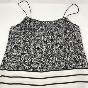 Banana Republic Black & White Tank Sz 2